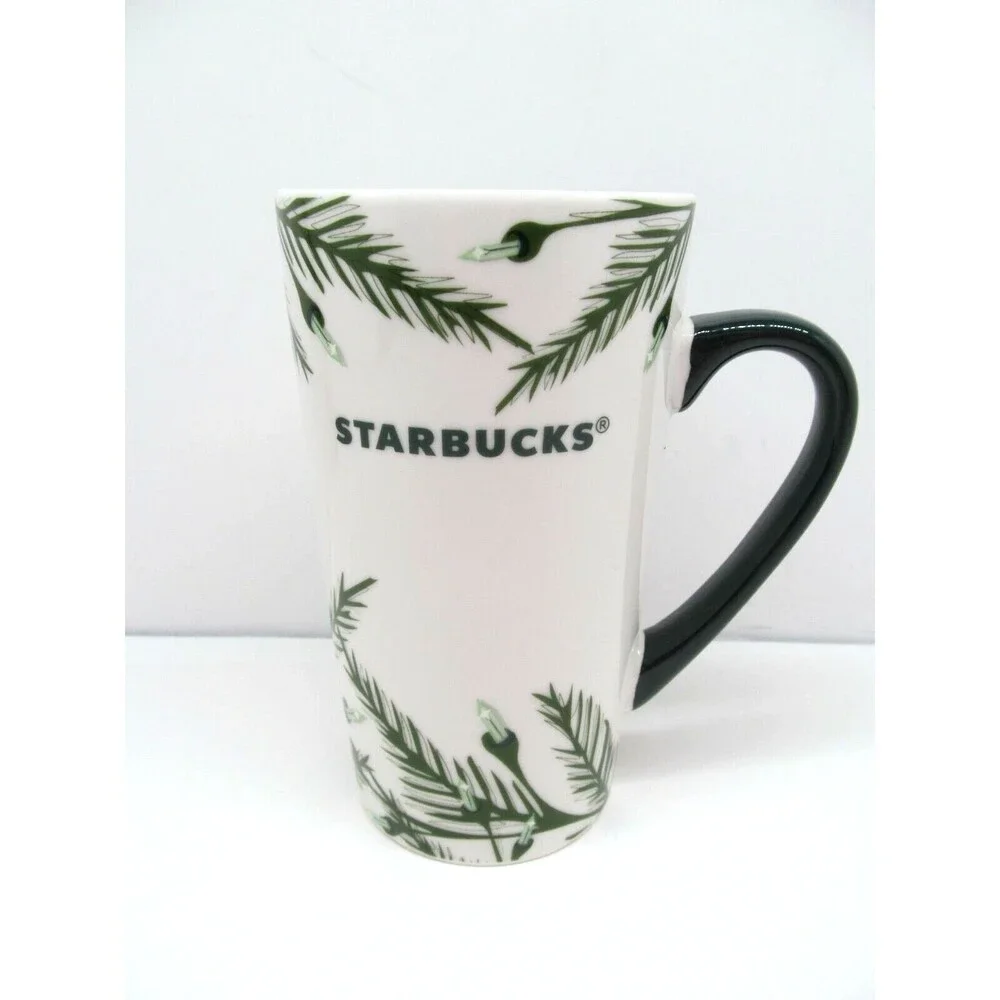 Starbucks Christmas Holiday Coffee Mug Cup 16 oz. Tree & Lights Christmas 2020